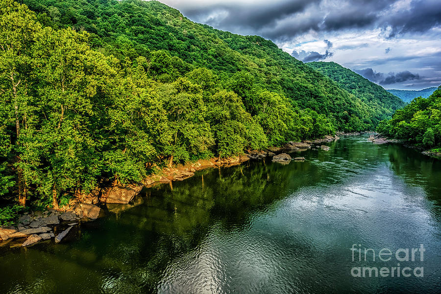 New River Gorge Clouds Photograph by Thomas R Fletcher