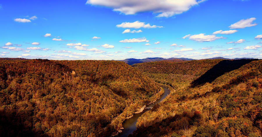 New River Gorge In Autumn Photograph by Mountain Dreams