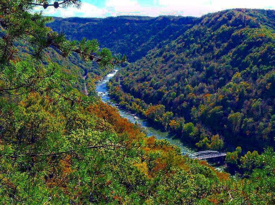 New River Gorge Photograph by Raven Cole