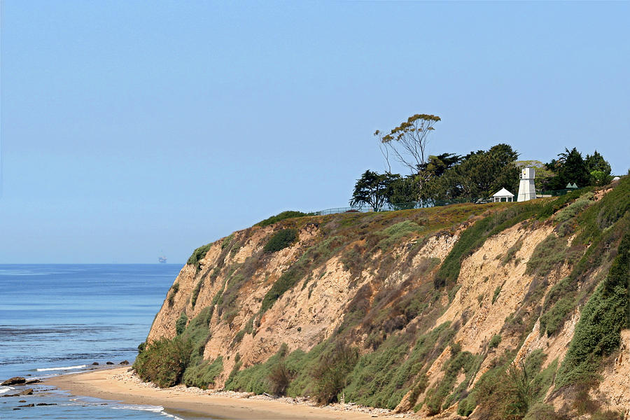 Beach Photograph - New Santa Barbara Lighthouse - Santa Barbara CA by Alexandra Till