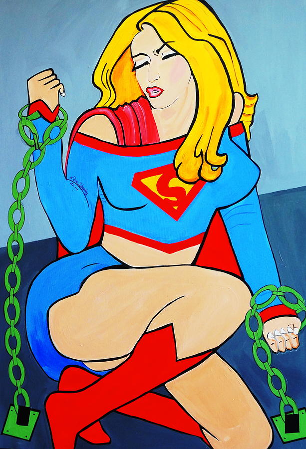 New Super Women Painting by Nora Shepley