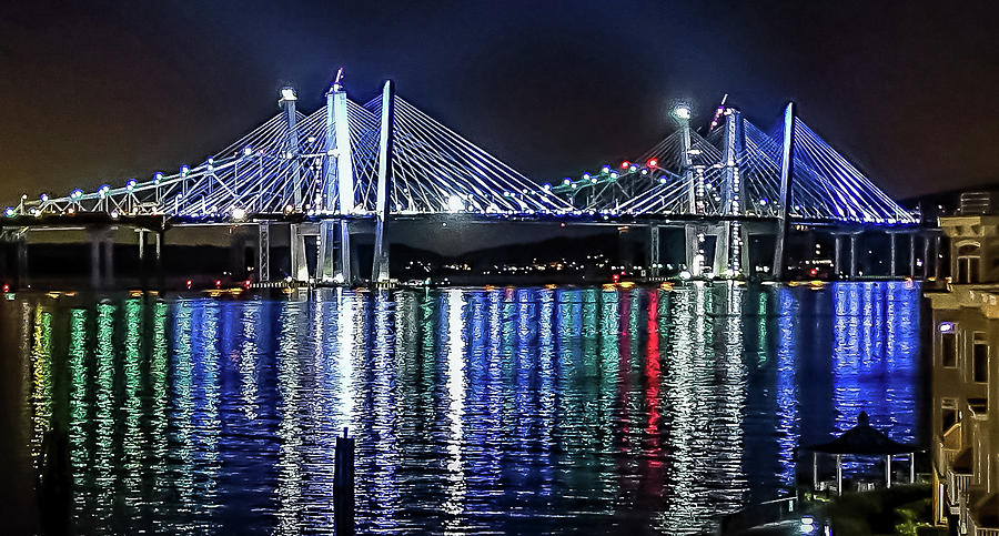 New Tappan Zee Bridge Colors Photograph by Jeffrey Friedkin
