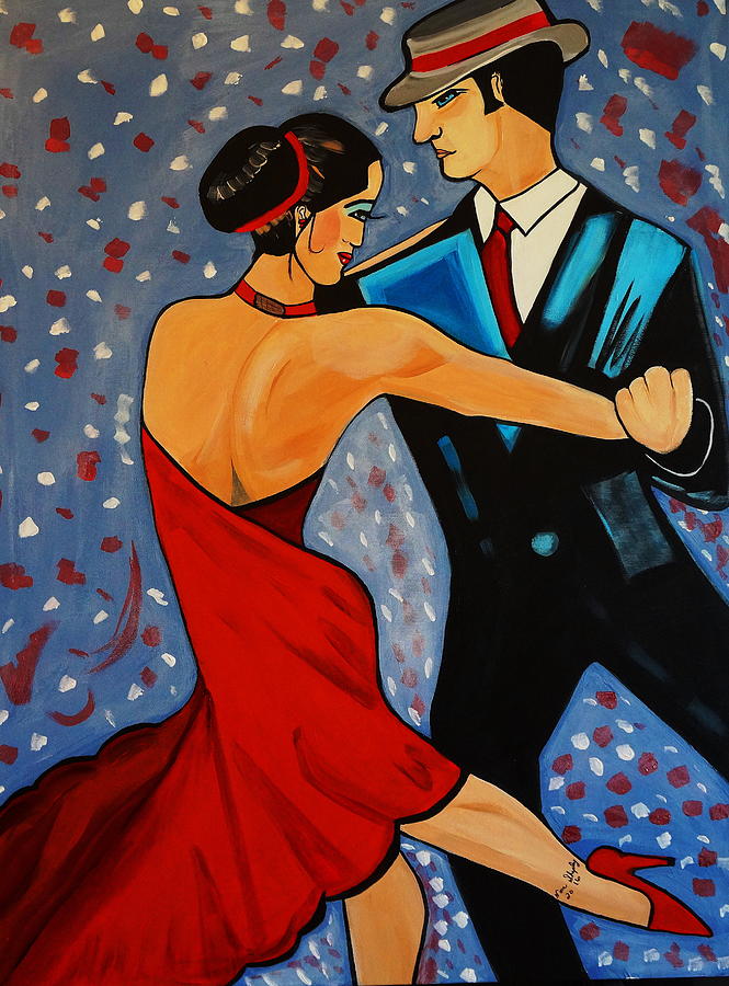 New Two To Tango Painting by Nora Shepley