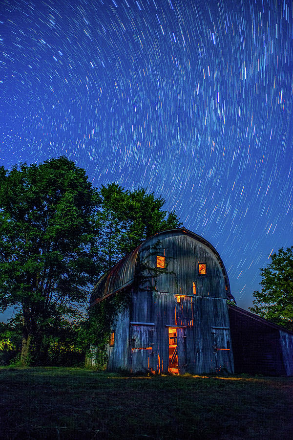 Star Trails Holmes Barn5 Photograph by Robert Wrenn | Fine Art America