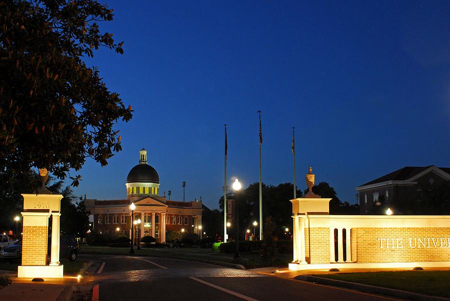 University Of Southern Mississippi Photograph - New USM Gateway Entrance by Wayne Archer