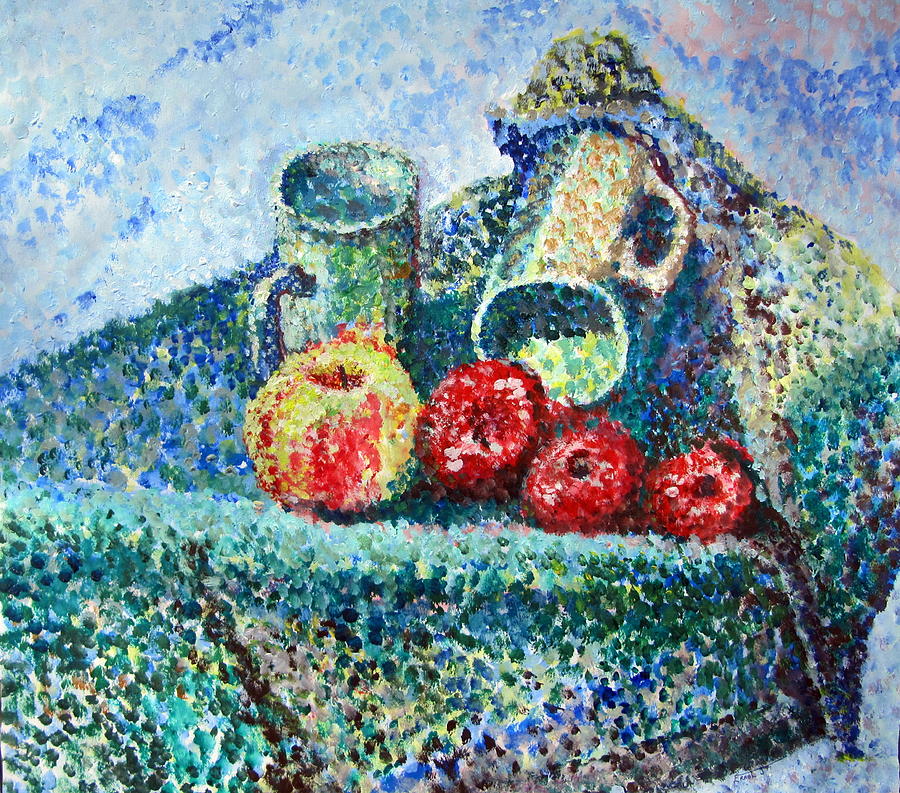 New Work Painted In Pointillism Painting By Errol Jameson