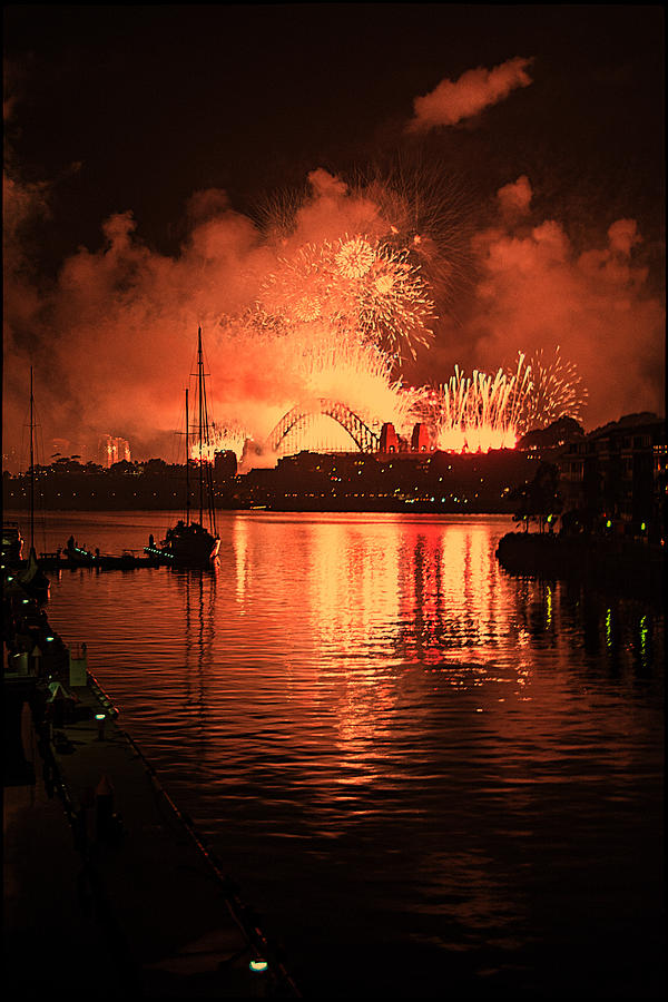 New Year at Jones Bay Wharf Photograph by Andrei SKY