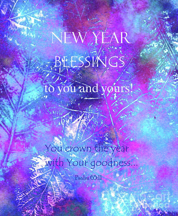 New Year Blessings Painting by Hazel Holland