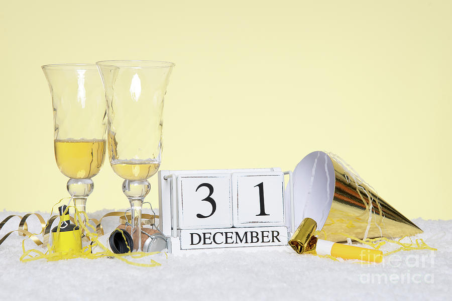 New Year Party Still Life Photograph