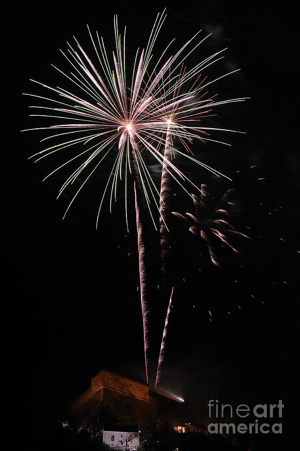 New Years Eve Fireworks Photograph by David & Micha Sheldon