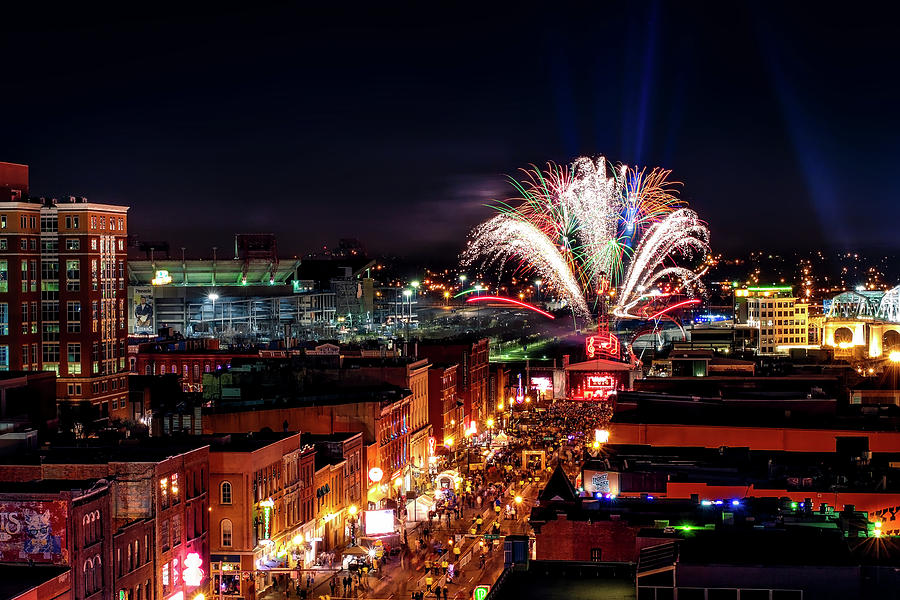 New Year's Eve in Nashville Photograph by Mountain Dreams Fine Art