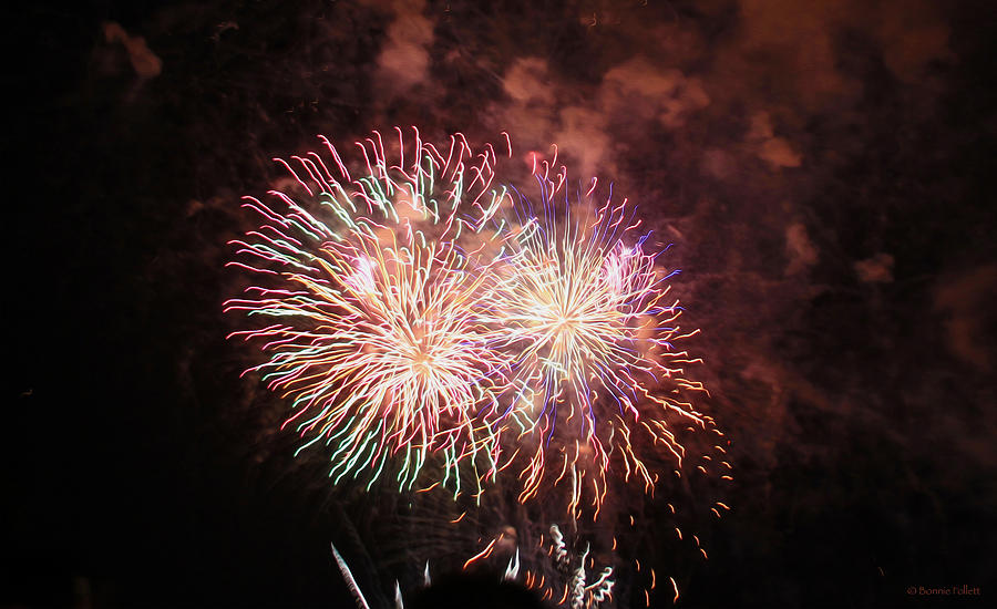 New Years Fireworks Photograph by Bonnie Follett