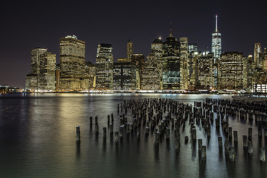 New York and Pier  Photograph by John McGraw