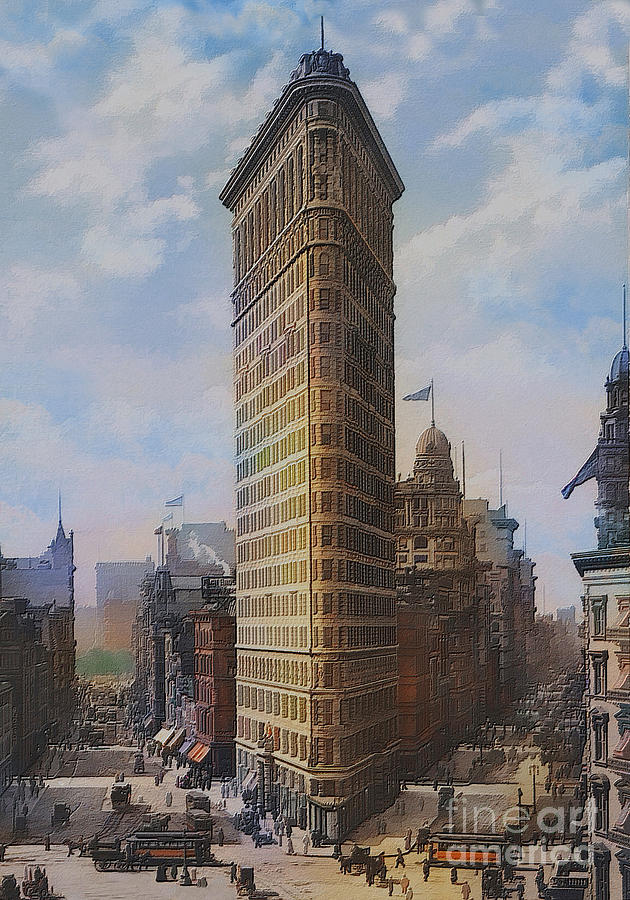 New  York Painting by Andrzej Szczerski