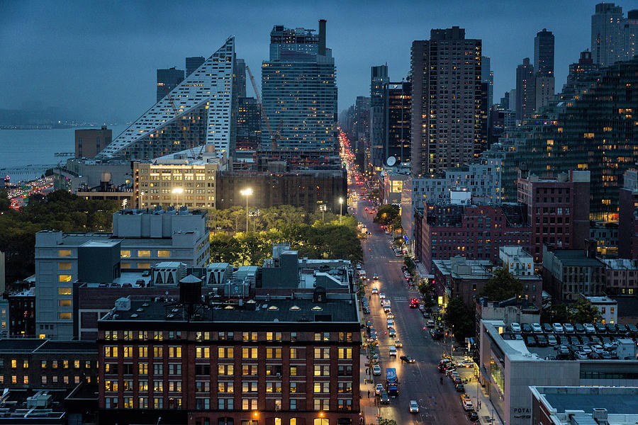 New York at Night Photograph by Fran Gallogly