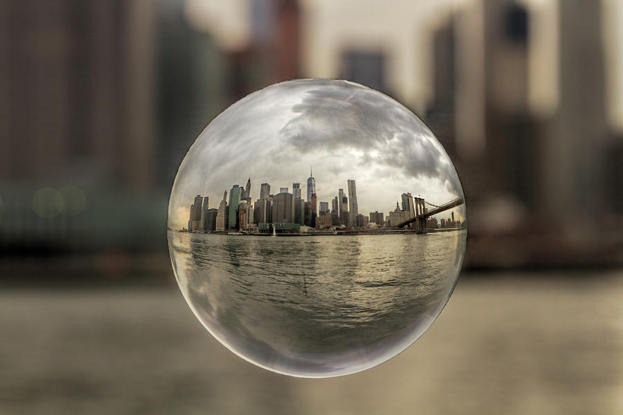 New York Bubble Photograph by Zev Steinhardt