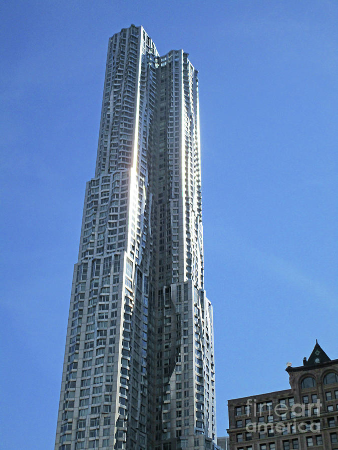 New York By Gehry 1 Photograph by Randall Weidner