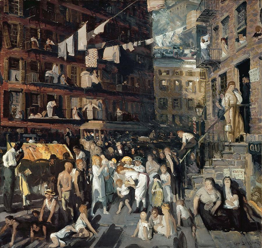 New York by George Bellows, 1912 Painting by Celestial Images