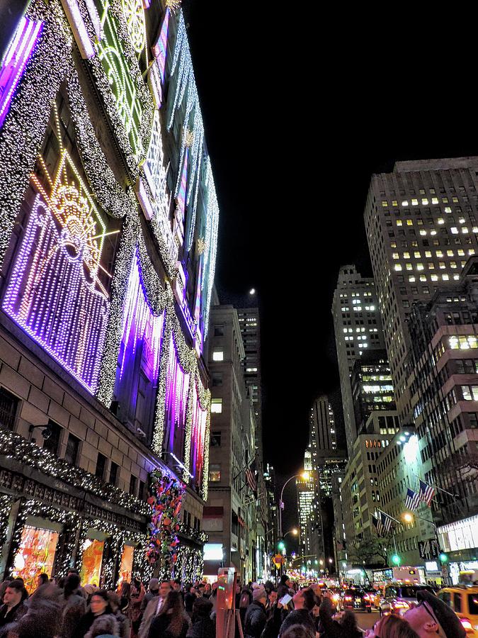 New York Christmas Lights Photograph by Doug Swanson Fine Art America