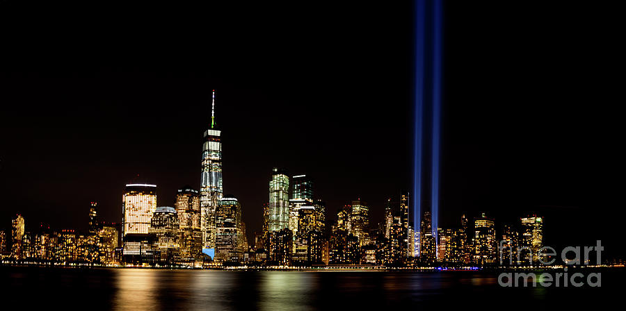 New York City  9-11 Tribute Photograph by Anthony Totah