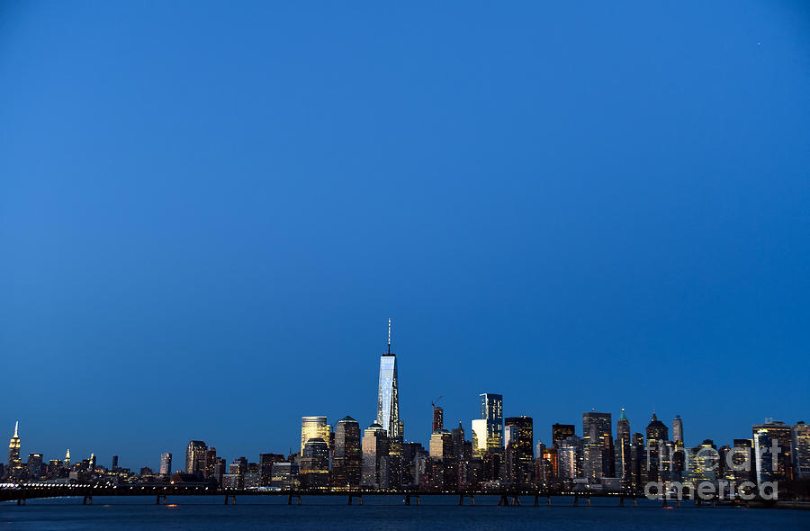 New York City and Sky Photograph by PatriZio M Busnel