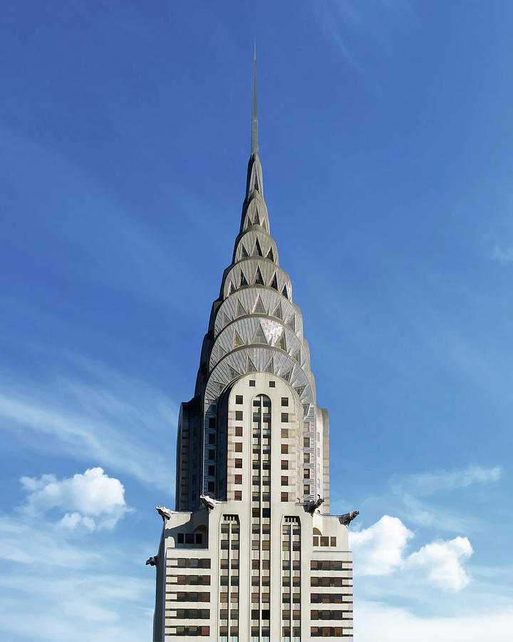 New York City Chrysler Building Painting by Christopher Arndt
