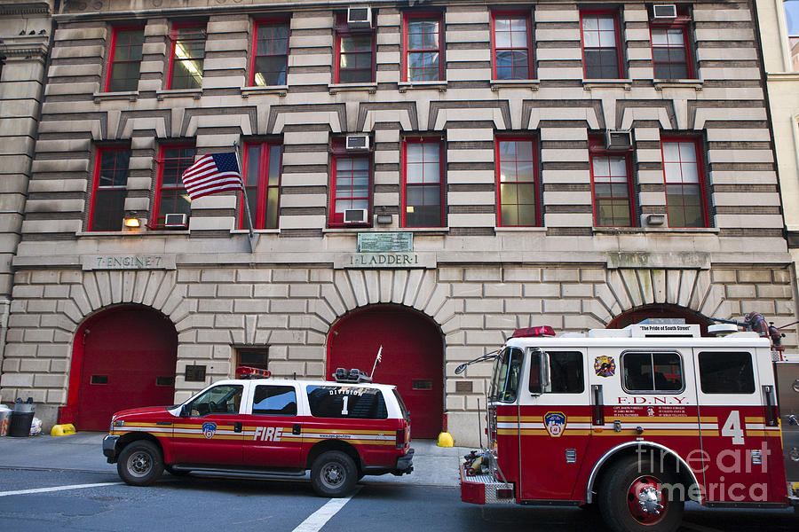 New York City Fire Department Station Photograph By Jason O Watson