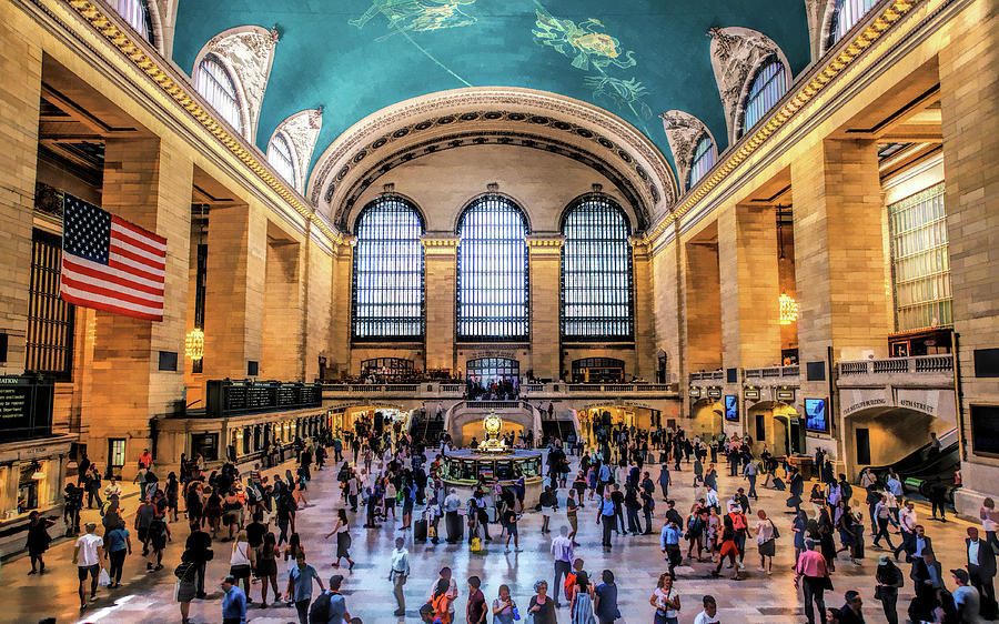 New York City Painting - New York City Grand Central Terminal by Christopher Arndt