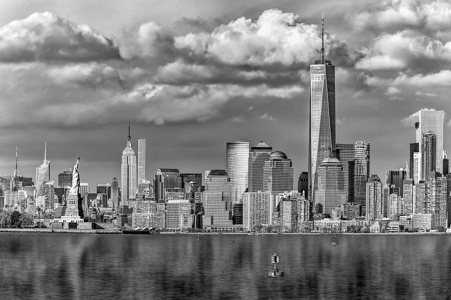 New York City Icons II BW Photograph by Susan Candelario