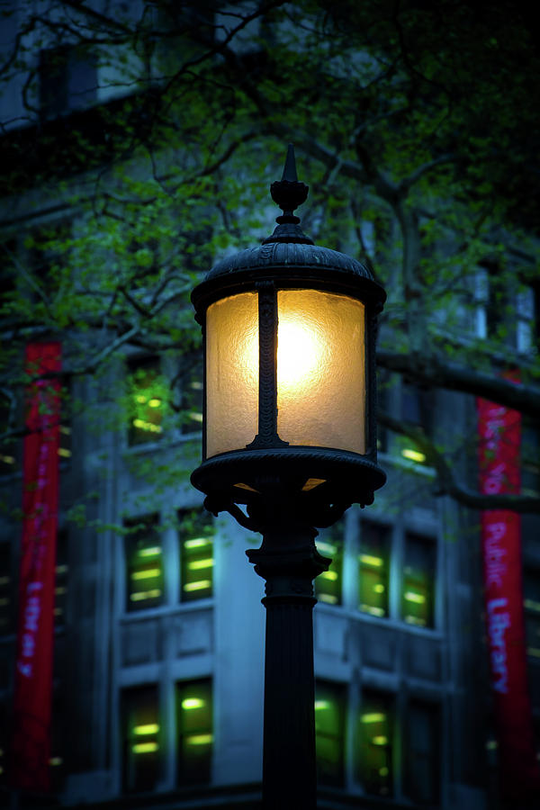 New York City Lamp Post Photograph by Mark Andrew Thomas