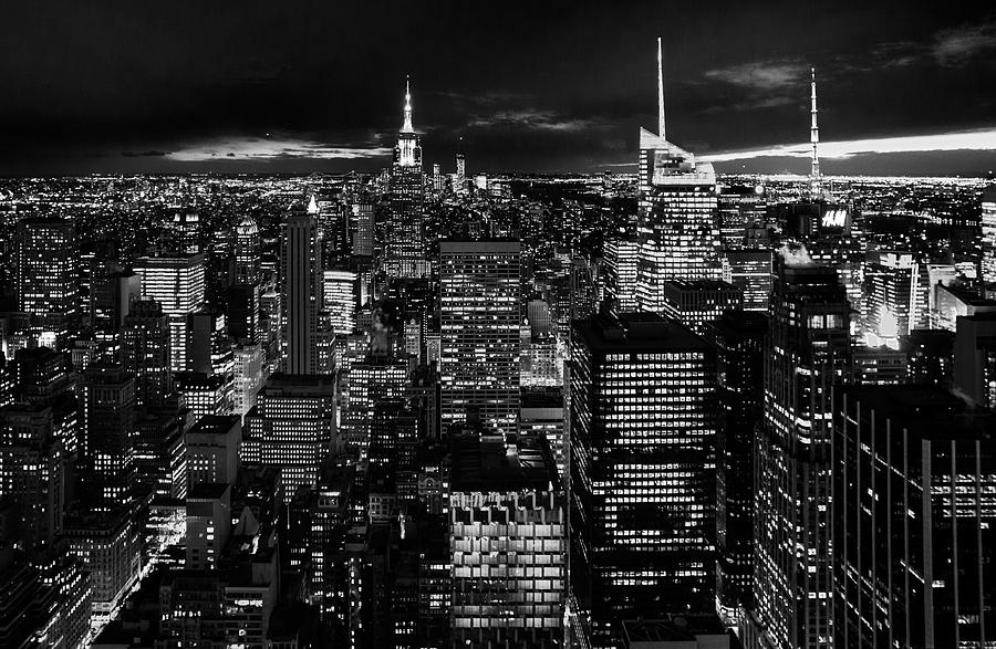 New York City Lights Photograph by Hans Einstein - Fine Art America
