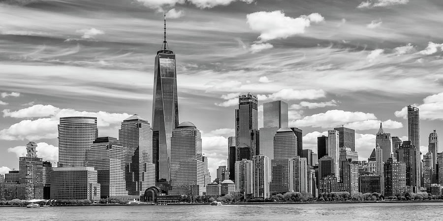 NEW YORK CITY Manhattan Skyline and Hudson River Photograph by Melanie Viola