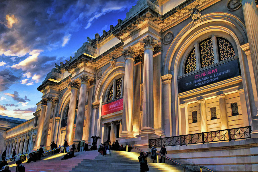 New York City Metropolitan Museum of Art Painting by Christopher Arndt