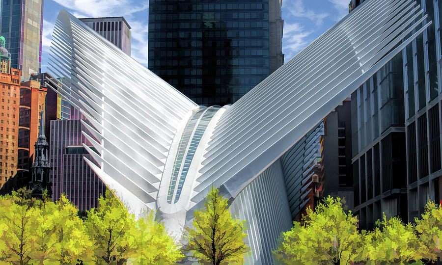 New York City Oculus Terminal Painting by Christopher Arndt