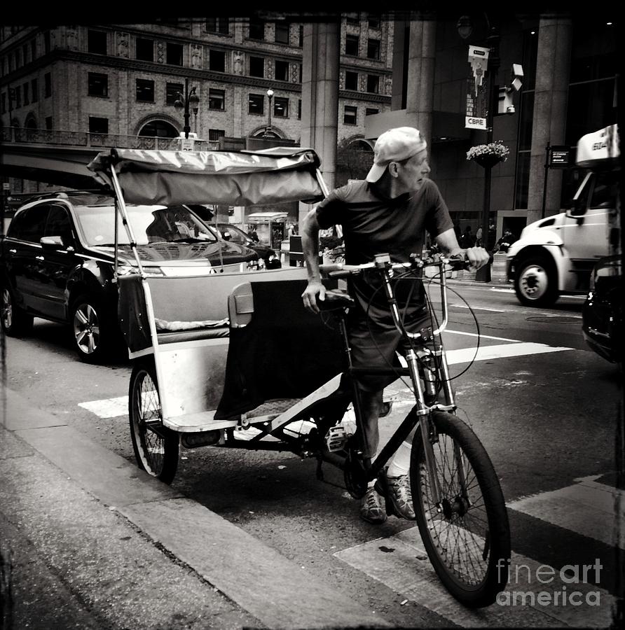 New York City Pedicab Photograph by Miriam Danar