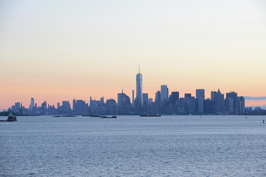 New York City skyline at sunrise  Photograph by Merijn Van der Vliet