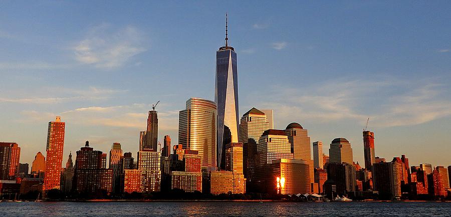New York City skyline Photograph by Michael Ramsey