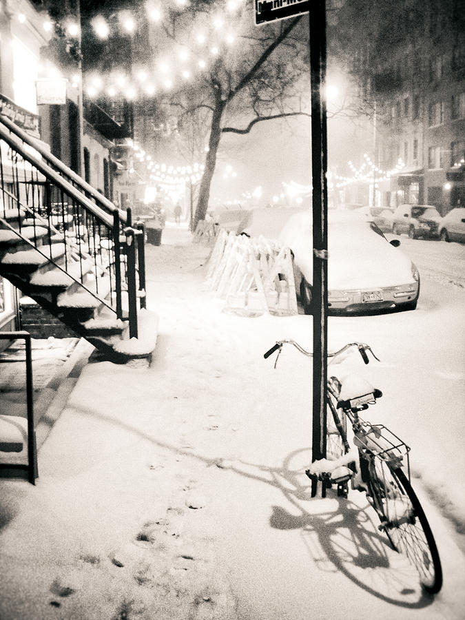 New York City - Snow Photograph by Vivienne Gucwa