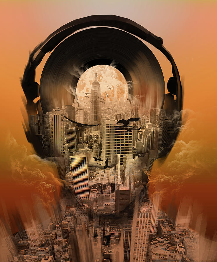 New York City Sound 3 Digital Art by Bekim M