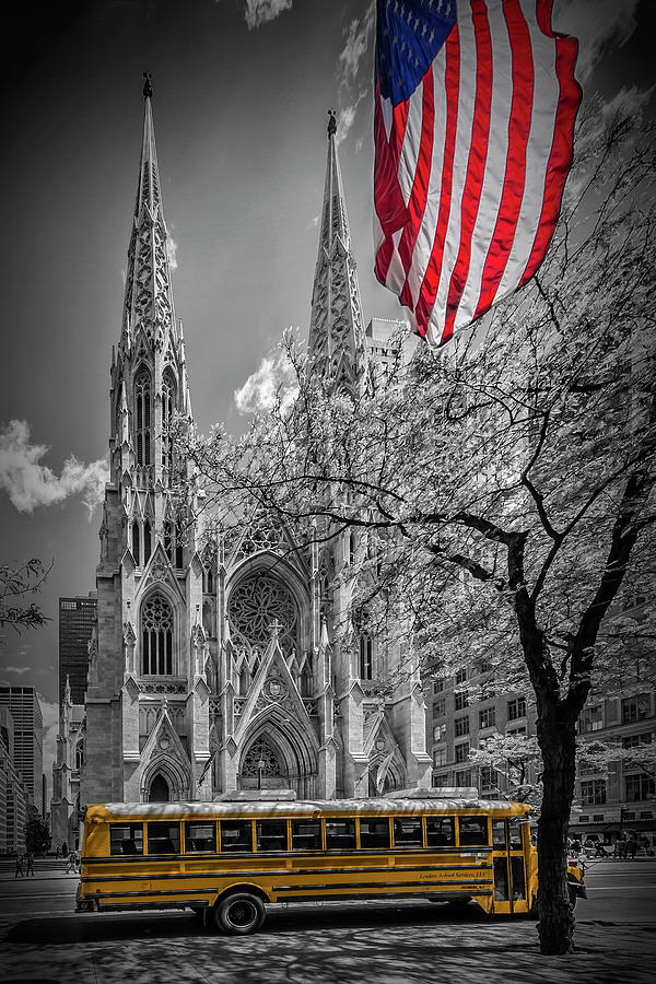 NEW YORK CITY St. Patricks Cathedral Photograph by Melanie Viola