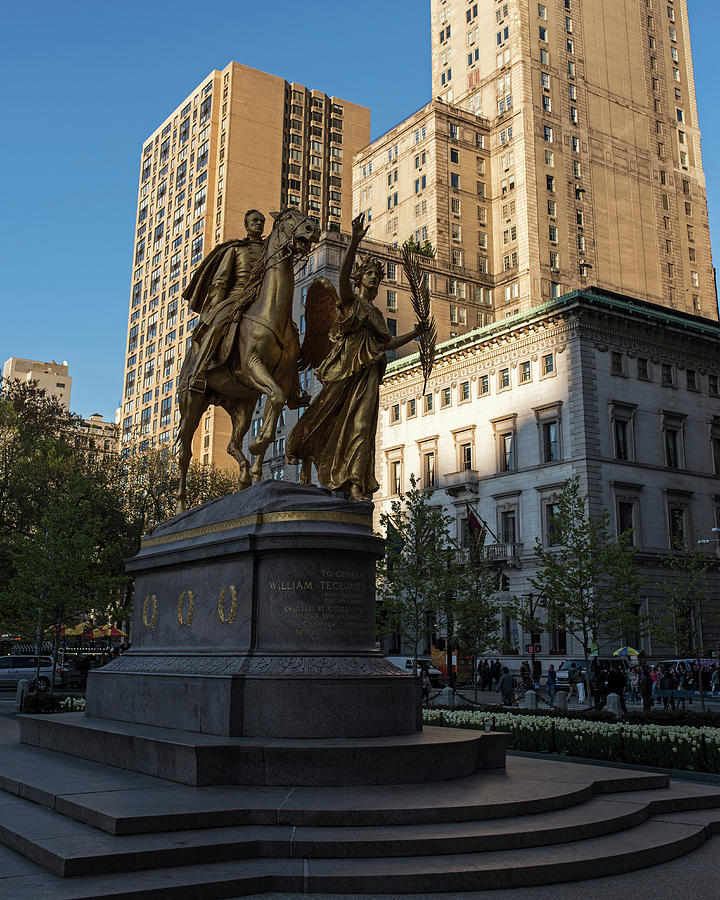 New York City Statue William Tecumseh Sherman New York NY Photograph by Toby McGuire
