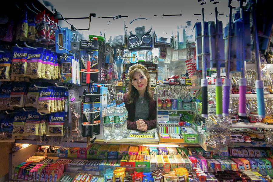 New York City Street Vendor Photograph by Ronald Spencer