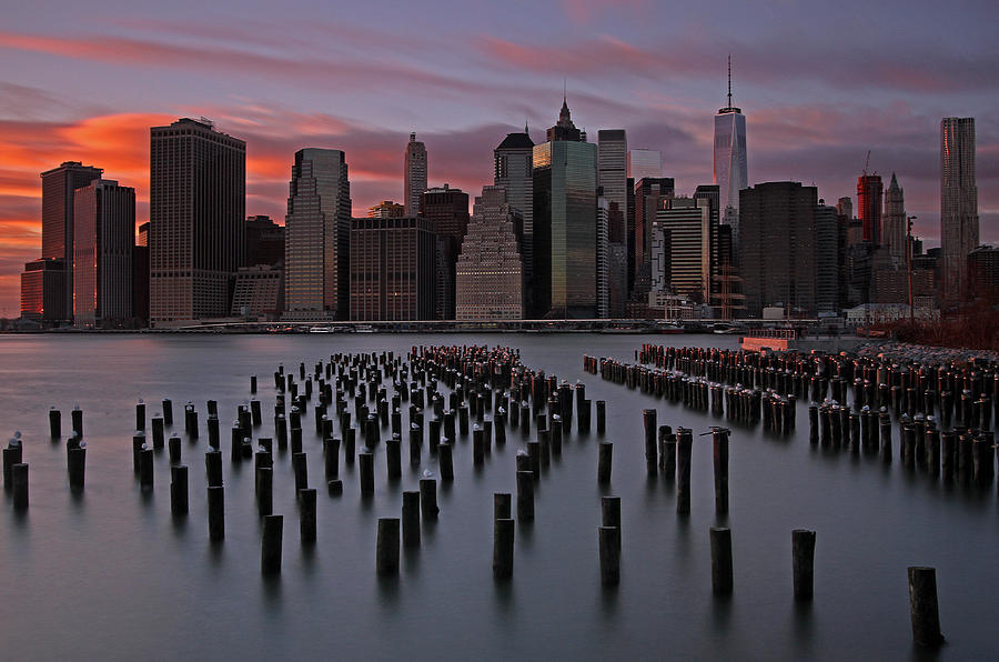 New York City Sunset Photograph by Juergen Roth