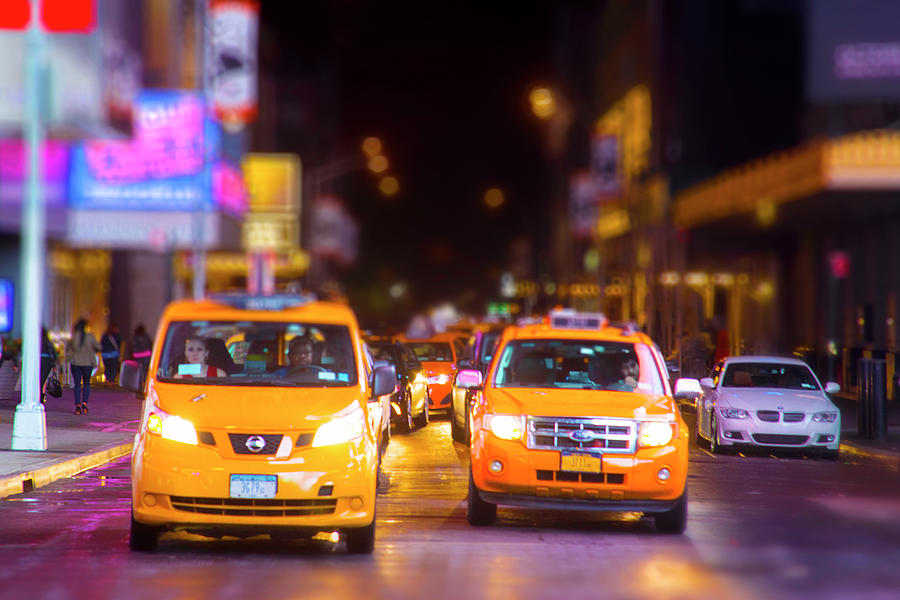 New York City Taxi Photograph by Mark Andrew Thomas