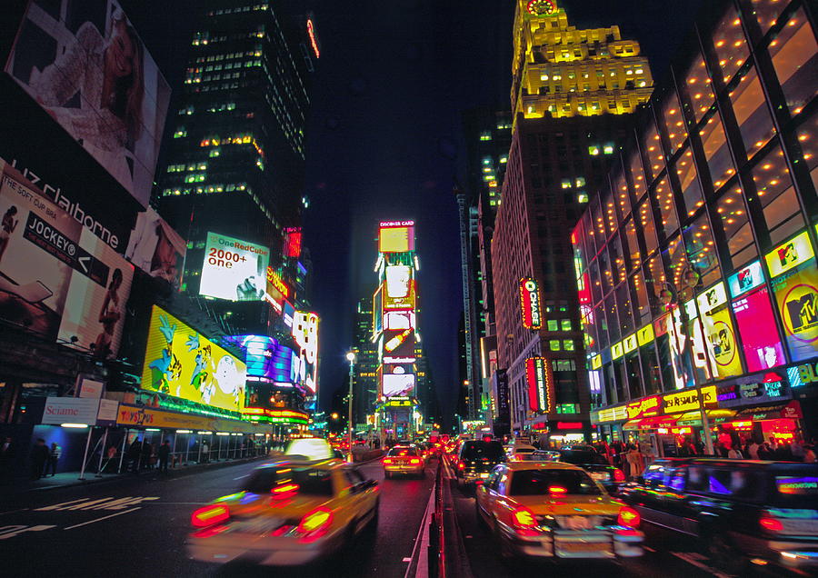 New York City Times Square Photograph by Gary Corbett