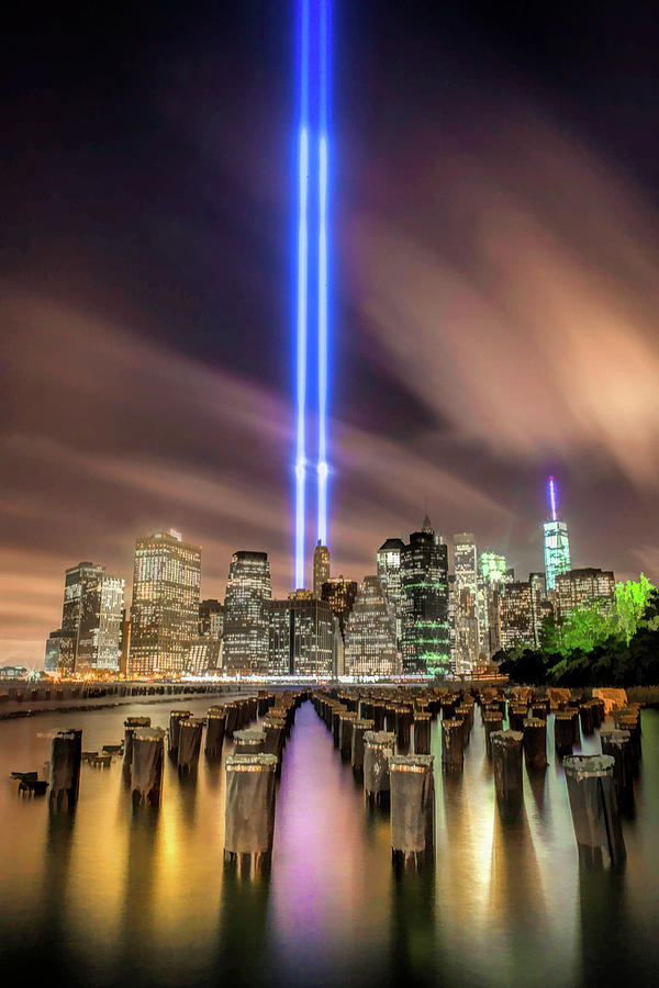 New York City Tribute in Light Painting by Christopher Arndt