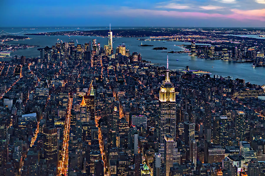 New York City View From The Sky Photograph by Susan Candelario