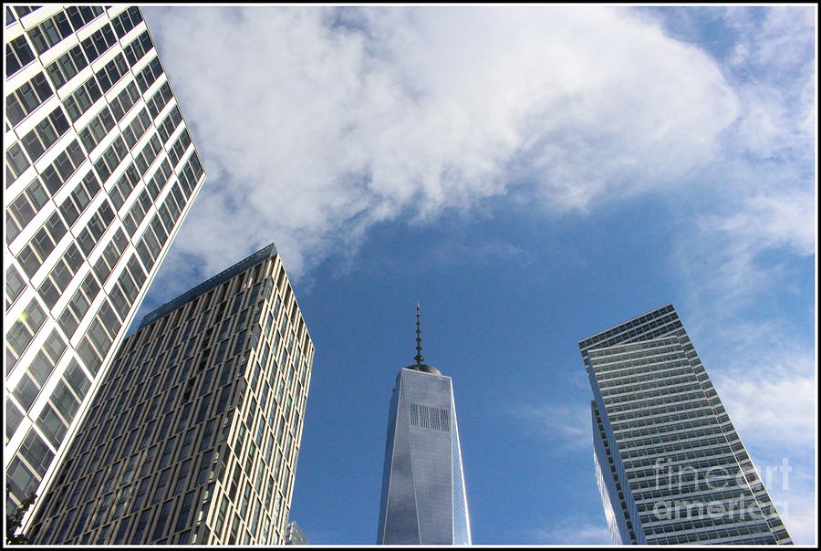 New York Citys Freedom Tower - A Perspective Photograph by Dora Sofia Caputo