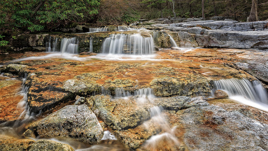 New York Cool Mountain Stream Photograph by Bill Wakeley