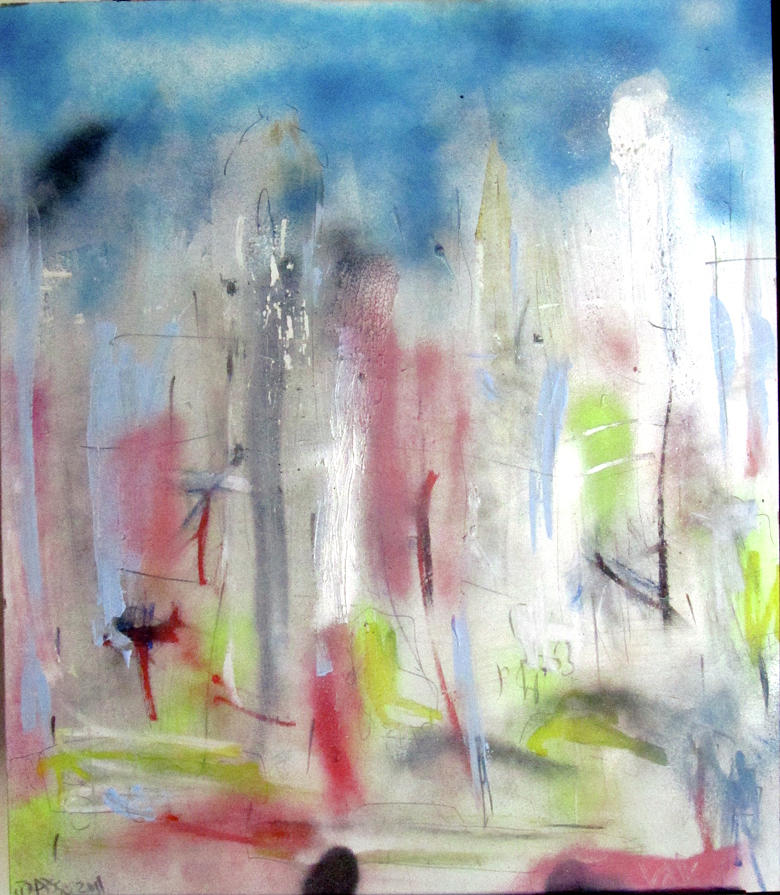 Abstract Painting - New York by David Abse